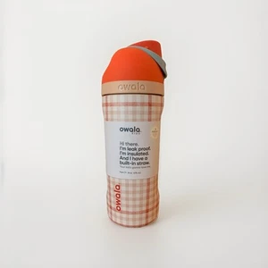 Owala "Gingham Getaway" 16 oz Free Sip Magnolia Hearth and Hand Limited Edition - Picture 1 of 6