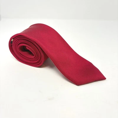 Corbata a rayas Jos ABank Heritage Collection roja seda mezcla algodón hecha en Italia Foto 1 de 4