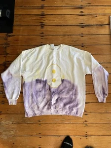 Custom Handmade Tie Dye Kobe Bryant Pullover Crewneck Sweatshirt - Size Men’s XL - Picture 1 of 9