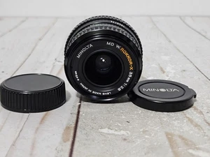Minolta MD W.Rokkor-X 35mm F2.8 Camera Lens with Caps - Picture 1 of 16