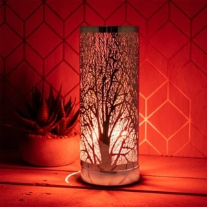 Berührungsempfindliche Aroma-Lampe aus Rot und Roségold 26 cm - Bild 1 von 1