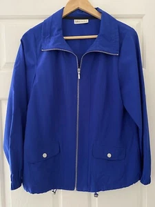 FELLA HAMILTON Size 8 Blue Lightweight Jacket NEAR NEW! - Picture 1 of 5