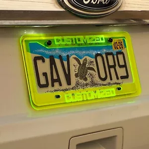 CUSTOM PERSONALIZED License Plate Frame COLOR CHOICE - Foto 1 di 22