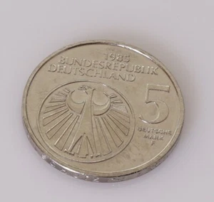 5 Deutsche Mark Gedenkmünze Europäisches Jahr der Musik 1985 - Bild 1 von 2