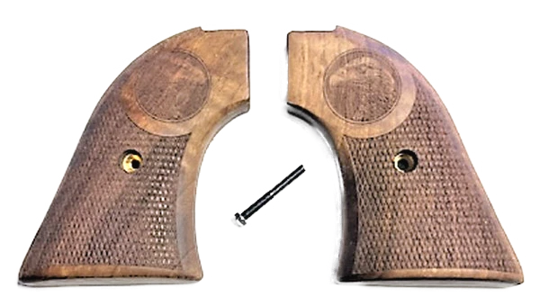 HERITAGE ROUGH RIDER Walnut GRIPS .22 & .22 MAG Carved American eagle - Image 1 of 4