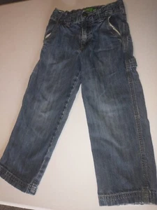 Old Navy Jeans Boys Sz 5 Painter Style Adjustable Waist EUC Painter Style - Picture 1 of 13
