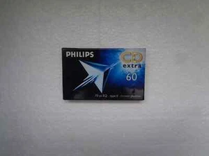 Vintage Audio Cassette PHILIPS CD Extra 60 * Rare From Germany 1997 * - Photo 1/3
