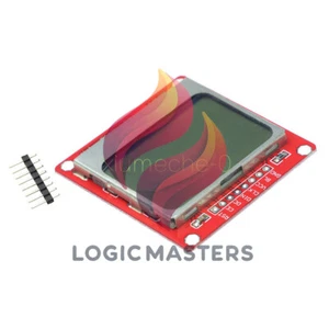 84*48 LCD Module Display White Backlght Adapter PCB 84X48 For Nokia 5110 - Picture 1 of 3