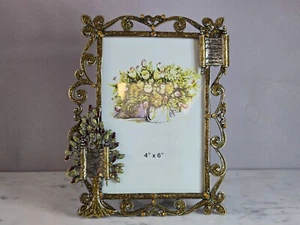 COLLECTIBLE JUDAICA JEWISH ENAMELED TORAH PICTURE FRAME E85 - Picture 1 of 5