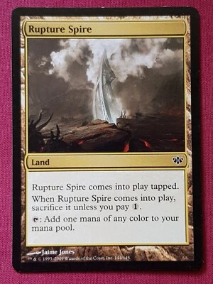 Magic The Gathering CONFLUX RUPTURE SPIRE land card MTG - Image 1 of 2