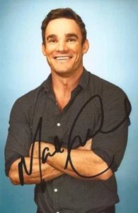 DANCING ON ICE: MAX EVANS SIGNED 6x4 SEXY PORTRAIT PHOTO+COA - Picture 1 of 1