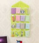 16 Grids Pouch Clothes Sock Jewery Wash Hanging Storage Bag Organizer Foldable W