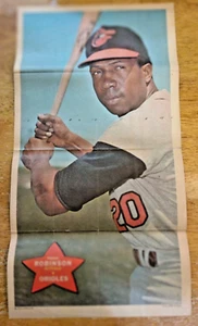 1968 Topps Baseball Posters #24 Frank Robinson Orioles - Picture 1 of 3