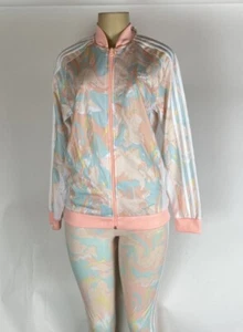 New adidas Marble Print SST Set - Pink Kids Lifestyle Size XL - Picture 1 of 9
