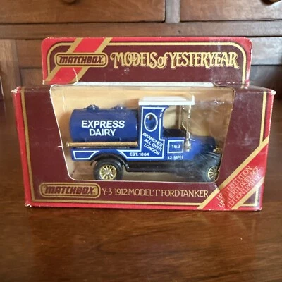Limited Edition MATCHBOX Model Of Yesteryear Y-3 1912 Model 'T' Ford Tanker 1:35 - Image 1 of 4