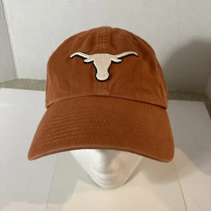 University Of Texas Burnt Orange Longhorns Logo Cap Hat Strapback - Picture 1 of 7