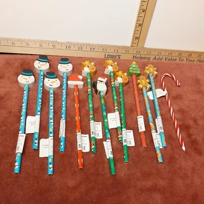 Праздничное Рождество креатология карандаш упаковка-12 карандашей с ластиками  - Изображение 1 из 3