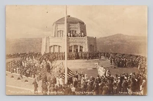 Postcard RPPC Columbia River Highway OR Vista House Crown Point Oregon - Picture 1 of 2