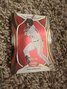 2023 Chronicles - Tres Gonzalez Certified Red 54/199 Pitt Altoona Curve prospect - Picture 1 of 4