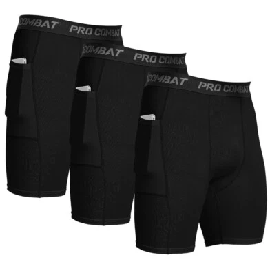 HYCOPROT COMPRESSION PANT SPANDEX  SPORT ATHLETIC PERFORMANCE BLACK XXL PACK OF2 - Image 1 of 4