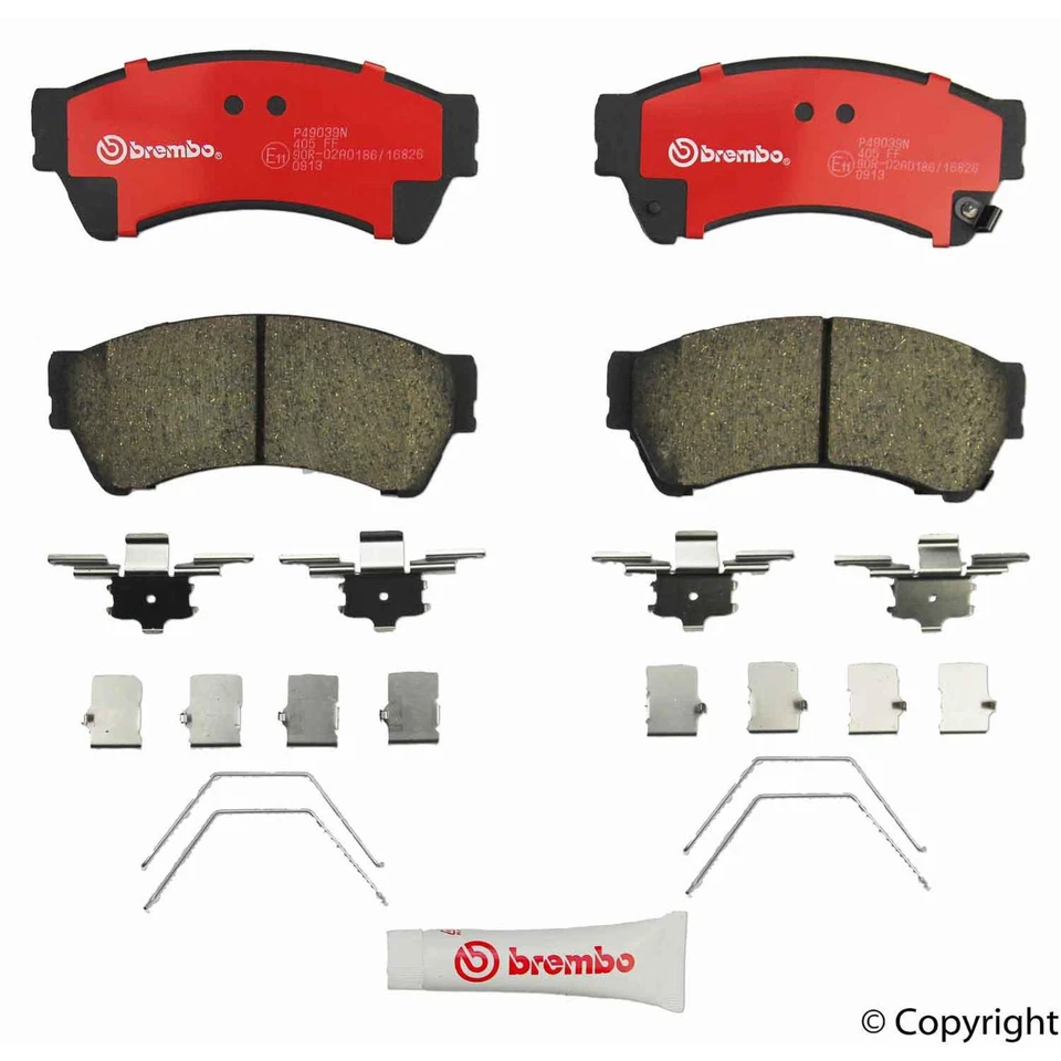 Juego de pastillas de freno delanteras Brembo para Ford Fusion Lincoln MKZ Mazda6 Mercury Milan Foto 1 de 1