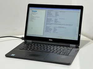 Dell Latitude E7470 14" Laptop 1440p i5-6300U 2.4GHz 8GB DDR4 No Batt/SSD/Cover - Afbeelding 1 van 5