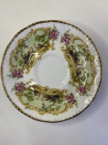 Vintage Paragon by Appointment Chippendale "E" BIRDS Saucer only - Picture 1 of 7