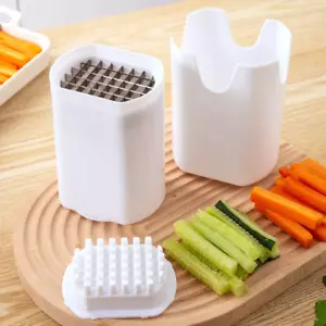 Potato Chopper Chipper Vegetable Hand Cutter Tool French Fries Maker Kitchen UK - Picture 1 of 13