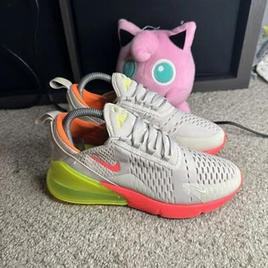 Nike Air Max 270 Desert Sand Hot Punch Volt AH6789-005 Turnschuhe Damengröße 6,5 - Bild 1 von 8