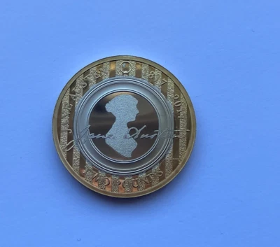 Simply Coins~ 2017 JANE AUSTEN PROOF TWO 2 POUND COIN - Image 1 of 4