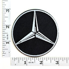Embroidered Patch - Mercedes-Benz - NEW - Iron-on/Sew-on - Black/Silver