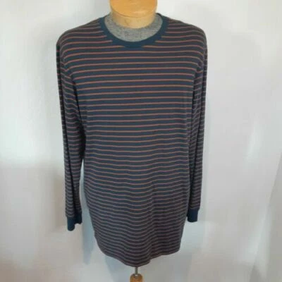 NUEVO CON ETIQUETAS Camisa Foundry Grande y Alta Para Hombre Azul Rayas Manga Larga Múltiples Tallas $40 Foto 1 de 4