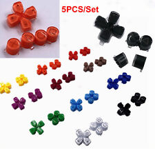 Replacement Crystal Key Button D-pad Key ABXY Buttons for PS5 Game Controller