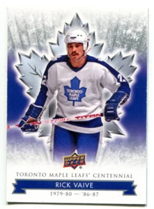 2017 Toronto Maple Leafs Centennial Rick Vaive Card #1 - Picture 1 of 1