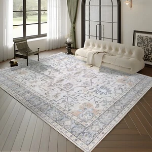 9x12 Rugs for Living Room, Machine Washable Area Dining Room Rugs - Picture 1 of 36