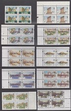 Libano 1980 Alto Valore Syncopated Revenues IN Blocchi Di 4 200 Pi 10 L 100