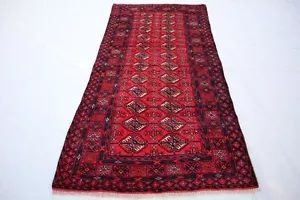 Afghan Turkmen Hand knotted rug - Decorative rugs for living room - Picture 1 of 10