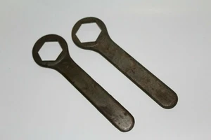 Vintage Motorcycle Tool Kit Spanner Wrenches RK & RKA 2E1 - Picture 1 of 3