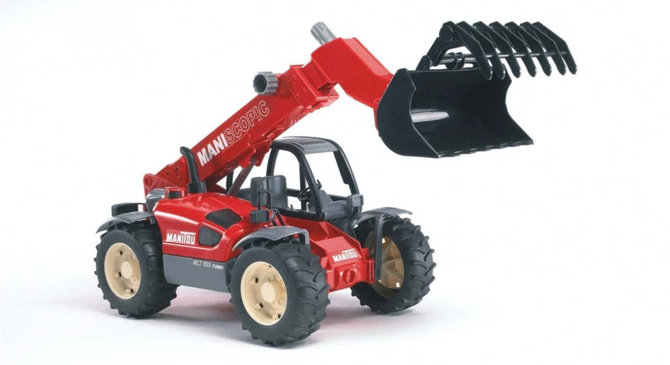 Cargador telescópico Bruder #02125 Manitou MLT 633 - nuevo - sellado de fábrica #2125 Foto 1 de 1