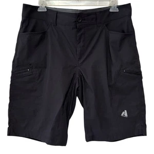 Eddie Bauer Men First Ascent Guide Pro Shorts Black 11” Hiking 40 Stretch Travel - Picture 1 of 12