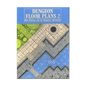 GW Dungeon Floor Plan Dungeon Floor Plans #2 Fair/EX - Picture 1 of 1