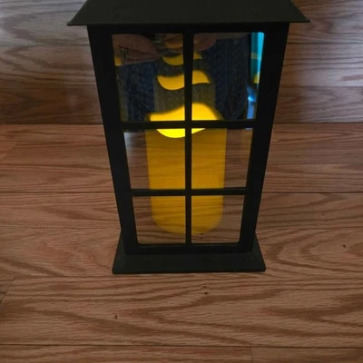 Par de linternas negras velas LED incl. Nuevo Interior Exterior [SH] Foto 1 de 4