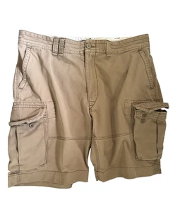 Polo Ralph Lauren Gellar Cargo Shorts Mens 40 Beige Utility Military Hiking Work - Picture 1 of 22