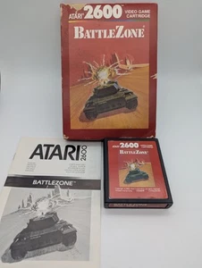 Battlezone Atari 2600 Red Box Complete With Game, Manual And Inserts - Picture 1 of 11
