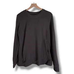 Duluth Sweatshirt Damen XL braun 100% Baumwolle Rundhals gerippt Pullover Taschen - Bild 1 von 7