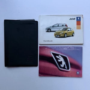 PEUGEOT 206 - MK1 OWNERS MANUAL HANDBOOK 2003 PRINT - WALLET PACK 2001 - 2005 - Picture 1 of 11