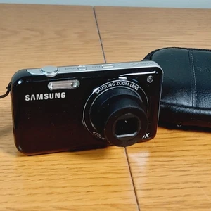 Cámara digital compacta Samsung PL122 14,2 MP pantalla selfie negra vlogging - Imagen 1 de 14