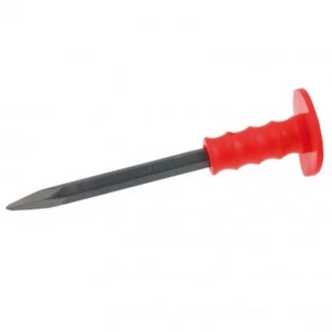Rock Pick Cemento Piedra Albañilería Cincel Frío Punta de Toro Extremo Goma Protector de Mano 30 cm - Imagen 1 de 18
