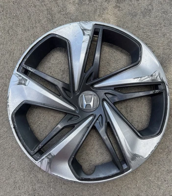 HONDA CIVIC 2019-2021 16" 10 SPOKE SILVER/GRAY WHEEL COVER / HUBCAP - 1 - OEM - Image 1 of 2