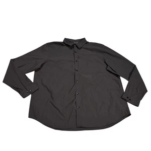 Burton Ridge Shirt Long Sleeve Grey Mens XXL Packable Hiking Outdoor - Picture 1 of 10